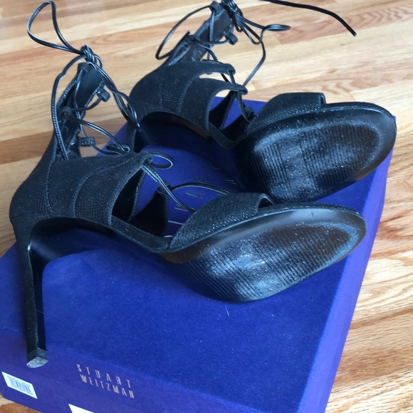 Stewart Weizmann black straps heels - Picture 6 of 6